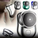 Mini Barbeador Elétrico Portátil Lavável Recarregavel Usb Aparador de Barba Bolso