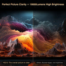 Everycom HQ10W 1080P Projector  Full HD 4K 26000 Lumen Projectors Video Smart TV for Home 2+64GB Movie Theater Beamer With Dolby