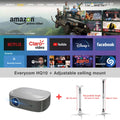 Everycom HQ10W 1080P Projector  Full HD 4K 26000 Lumen Projectors Video Smart TV for Home 2+64GB Movie Theater Beamer With Dolby