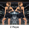 2 pcs, Women's Sports Shorts, Gym Shorts, Women's Yoga Pants With Tbelly And Butt Control