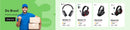 Picun G3 Gaming Wireless Headphone with Mic Over-Ear Headphones Bluetooth 5.4 40mm Driver 2.4G/Wireless/Cable USB Headsets 65H